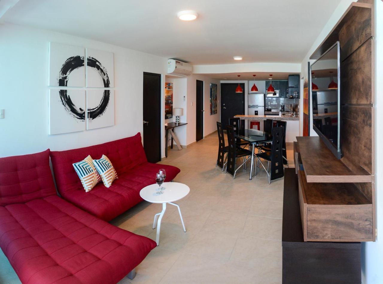 Lindo Departamento Al Pie De Playa Edificio Torre Oceanica Apartment Salinas  Ngoại thất bức ảnh