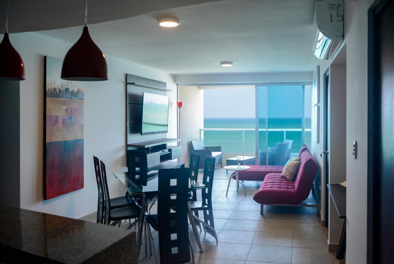 Lindo Departamento Al Pie De Playa Edificio Torre Oceanica Apartment Salinas  Ngoại thất bức ảnh