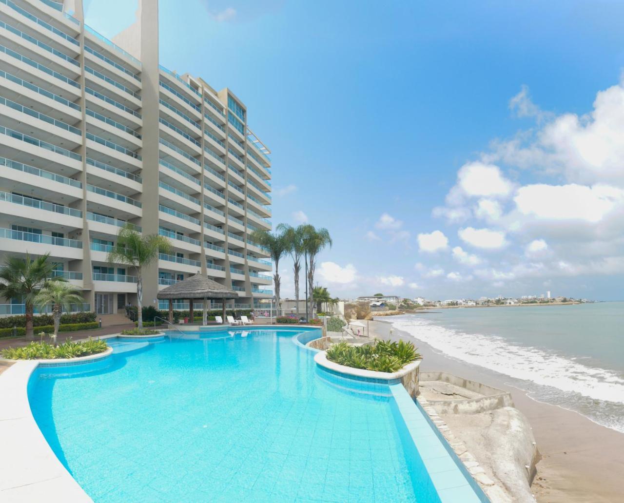 Lindo Departamento Al Pie De Playa Edificio Torre Oceanica Apartment Salinas  Ngoại thất bức ảnh