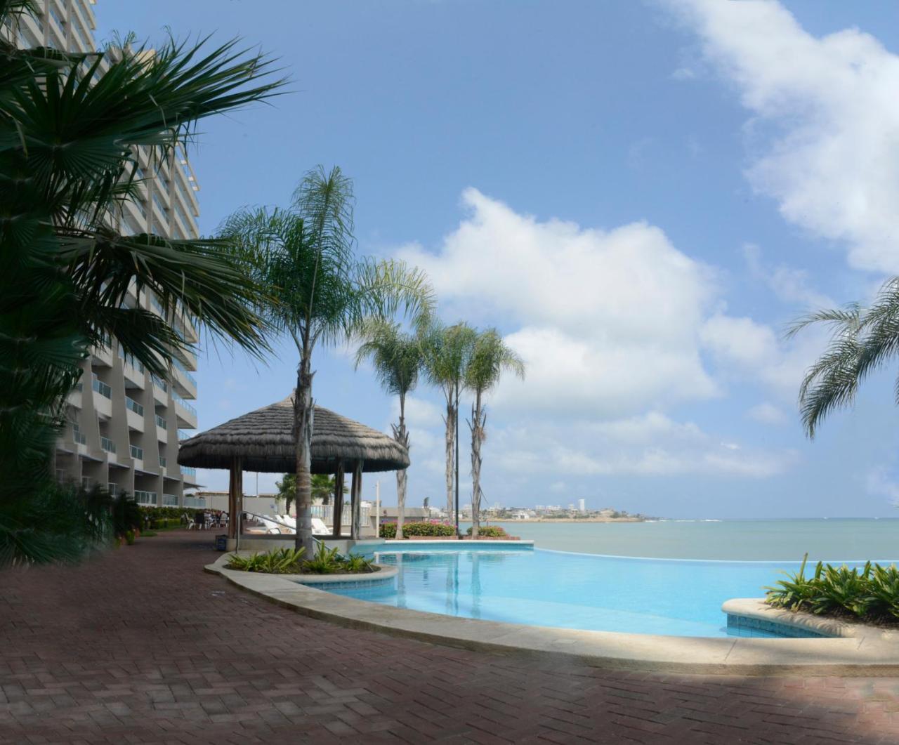 Lindo Departamento Al Pie De Playa Edificio Torre Oceanica Apartment Salinas  Ngoại thất bức ảnh